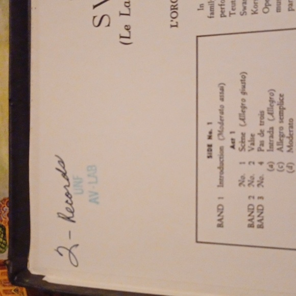 💙🐾Tchaikovsky Swan Lake Ballet Records🎉 - Picture 3 of 5